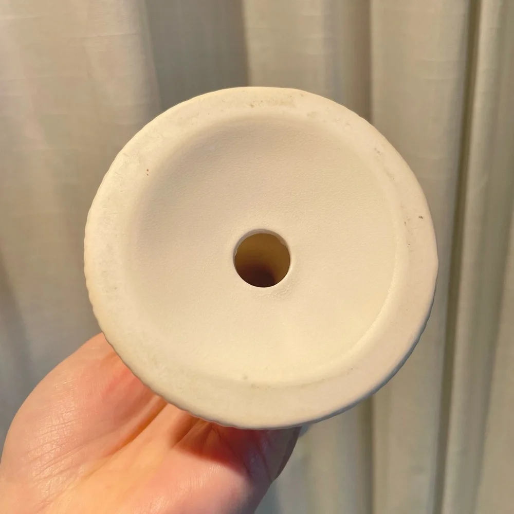 VTG Avon Cherub Soap Dish Holder Ivory White Etherial Bathroom Decor Jewelry